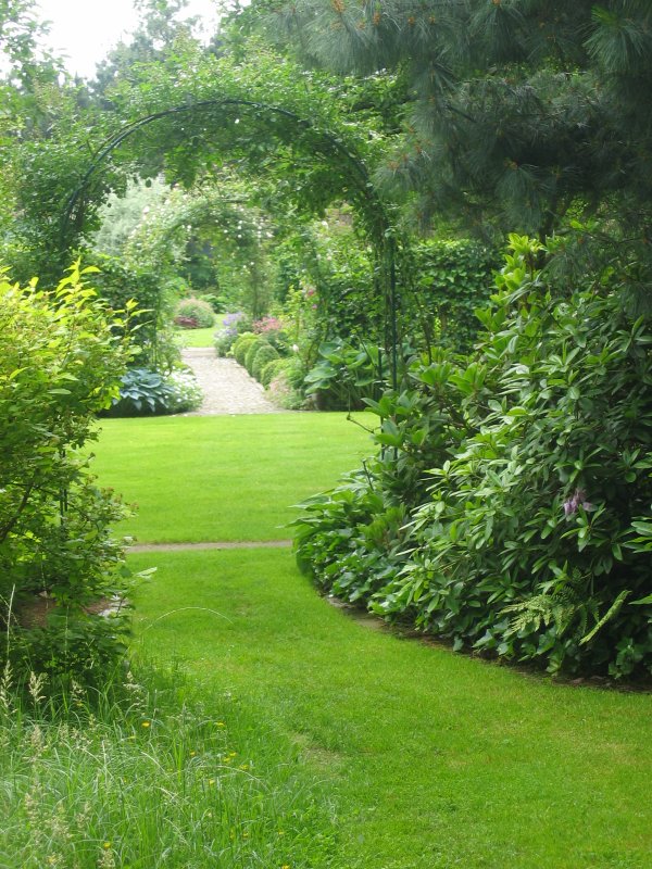 The garden open to visitors
