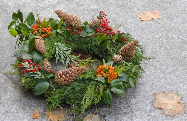 Christmas wreath, green decoration