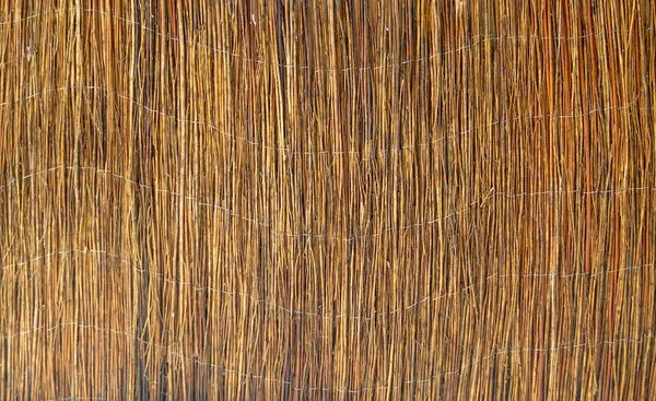 Reed mat fence - natural fence